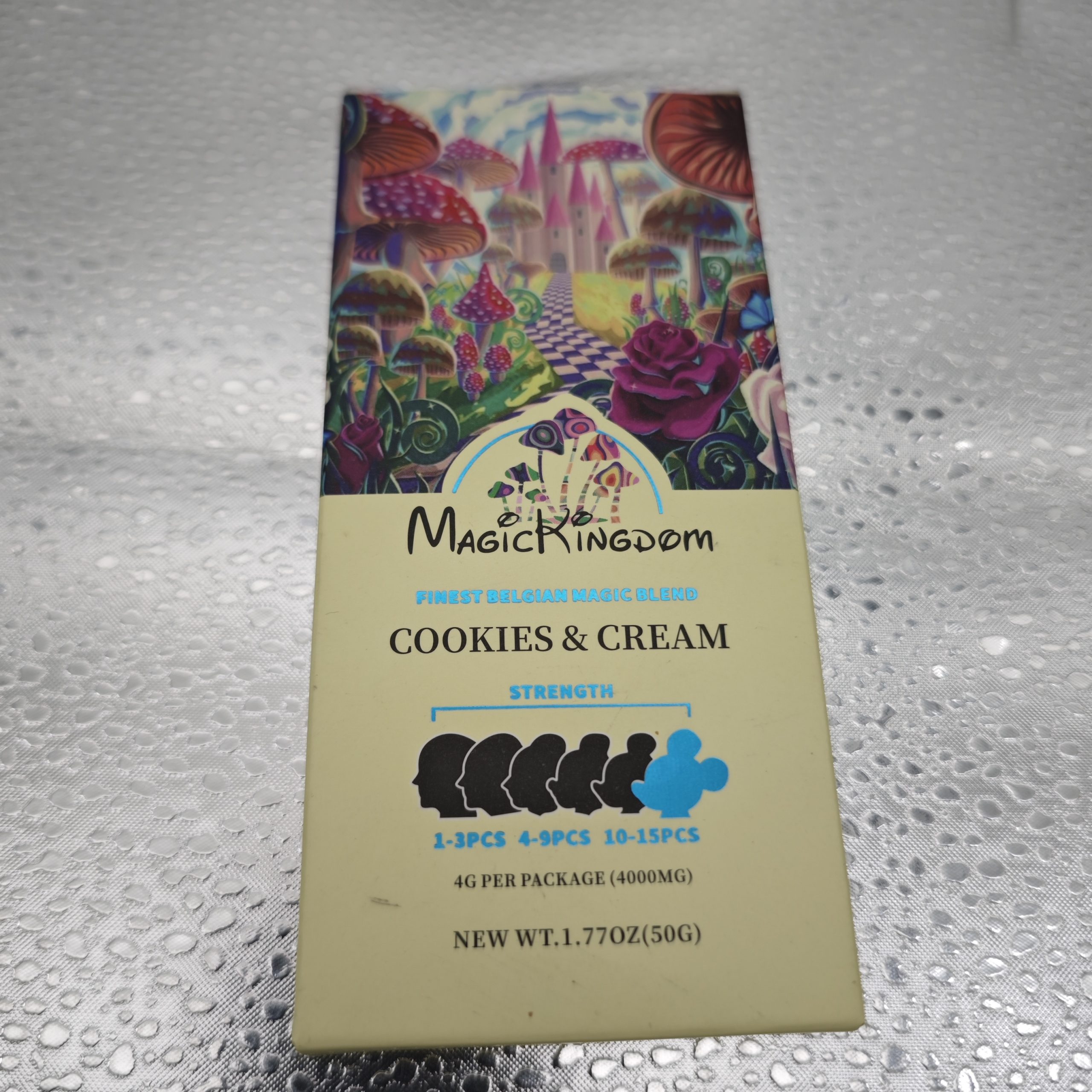 Empty Magic Bar Empty Packing Magic Kingdom 4g Magic Mushroom Chocolate Bar Boxes