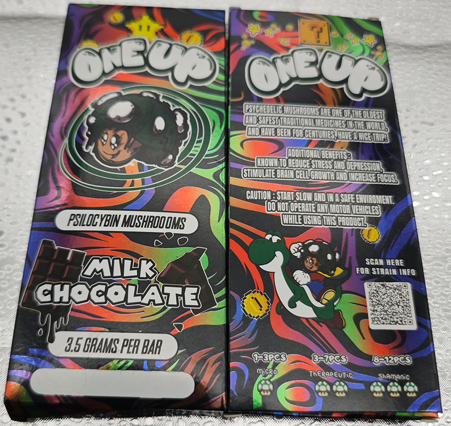 One Up 3.5G Chocolate Empty Packing Box-test