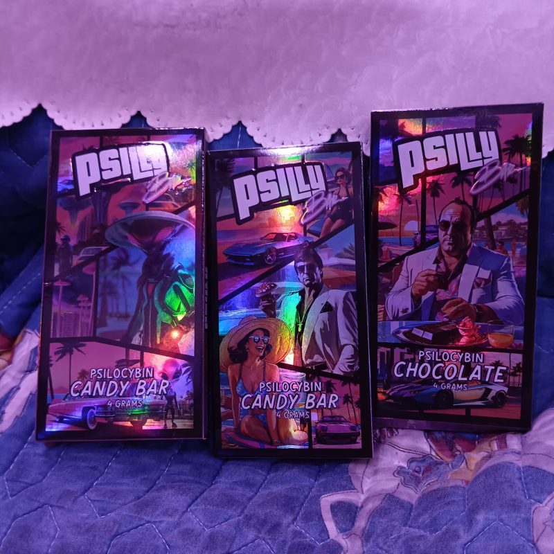 Empty Packing Psilly Bar Psillocybin 4G Magic Mushroom Chocolate Boxes