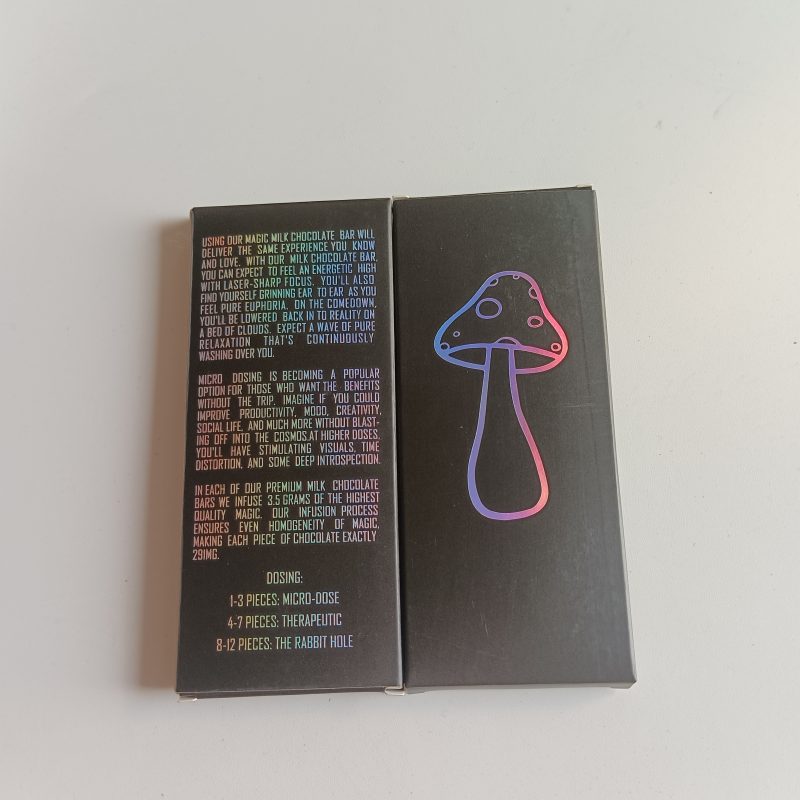 Empty Packing Hologram 4G Mushroom Chocolate Box 3.5G Magic Mushrooms Psilocybin
