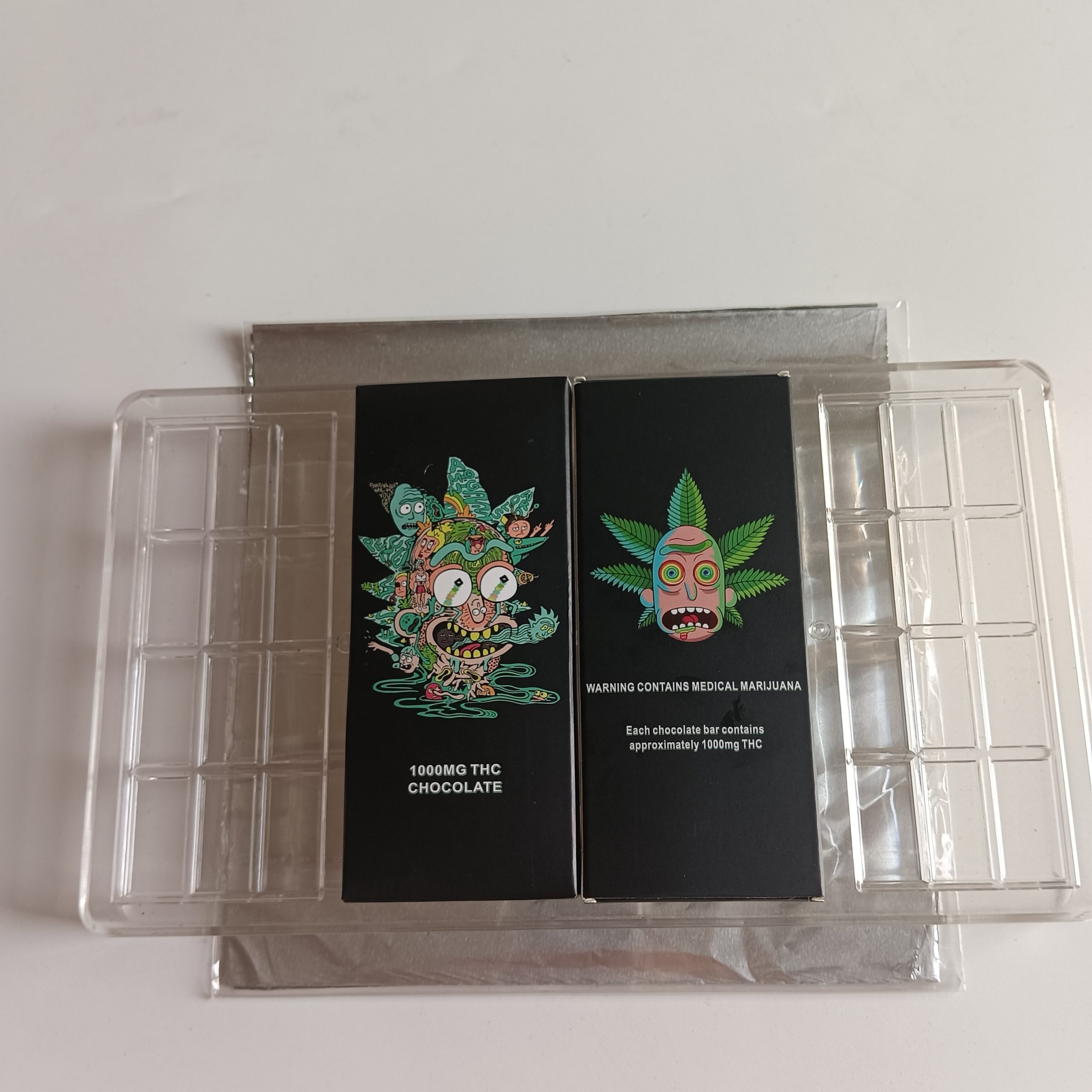 Psillocybin Mushroom Chocolate Bar Box 4G Magic Mushrooms Empty Packaging Boxes - Box+Foil
