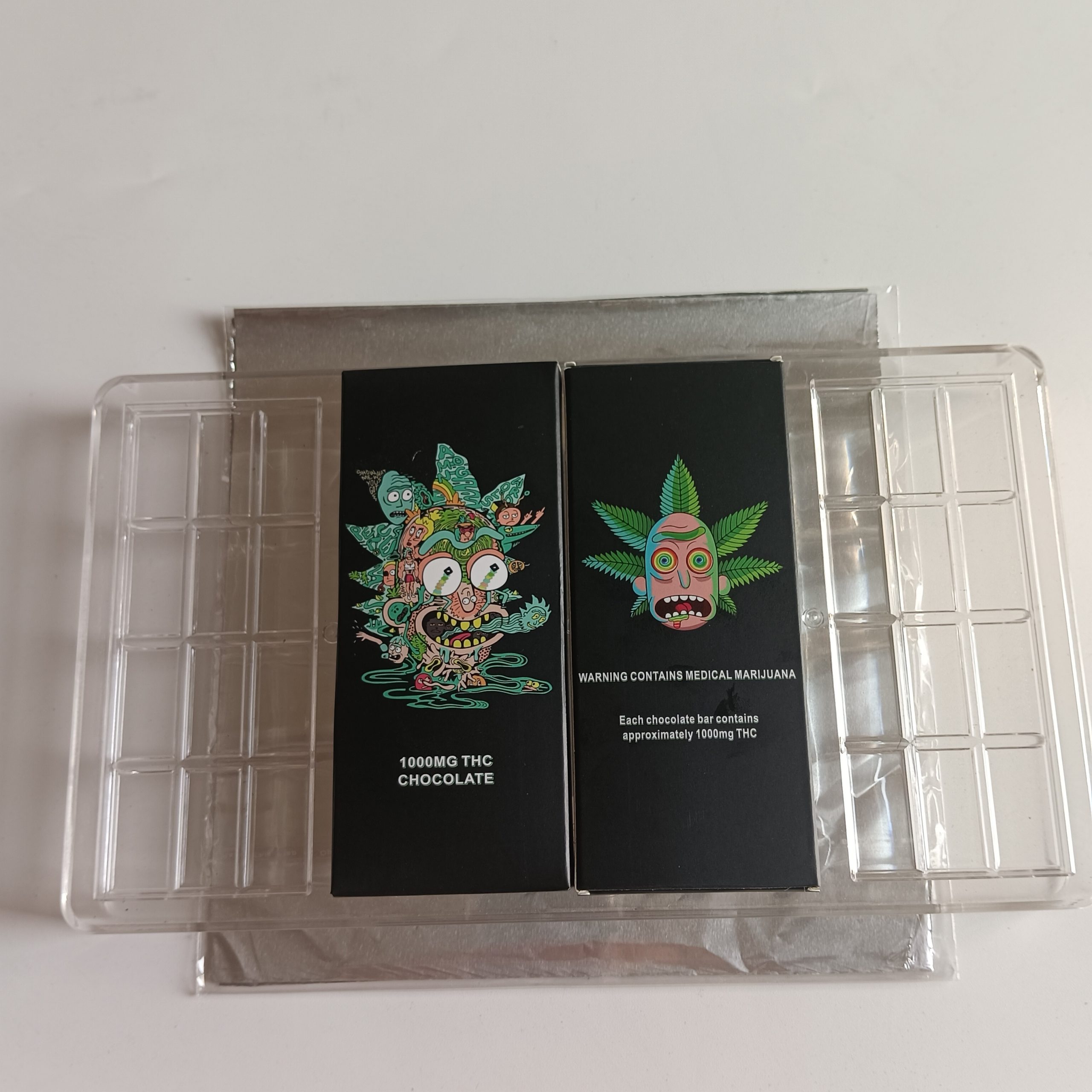Psillocybin Mushroom Chocolate Bar Box 4G Magic Mushrooms Empty Packaging Boxes - Box+Foil