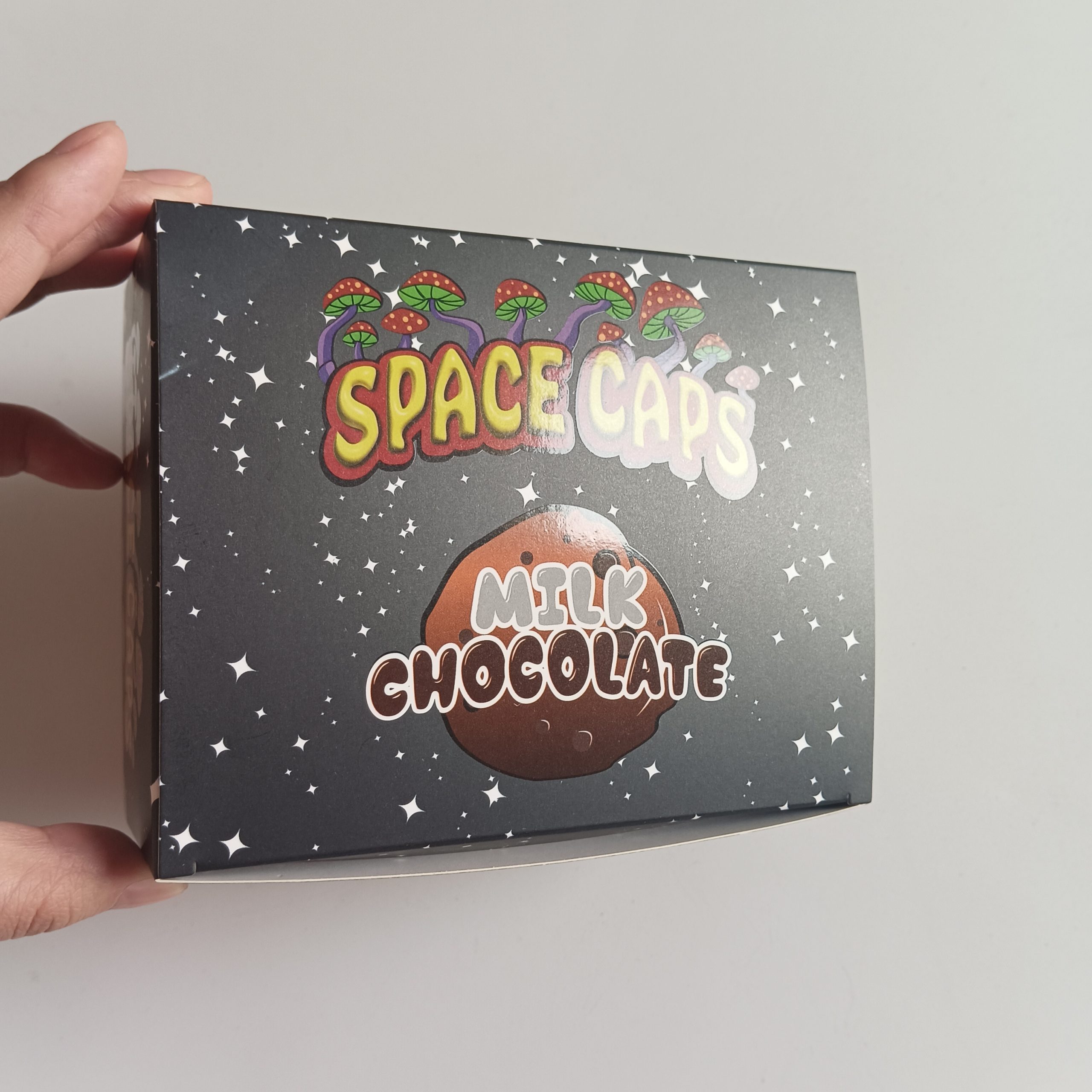 Empty Packing 1000pcs Space Caps 4G Mushroom Chocolate Package Boxes