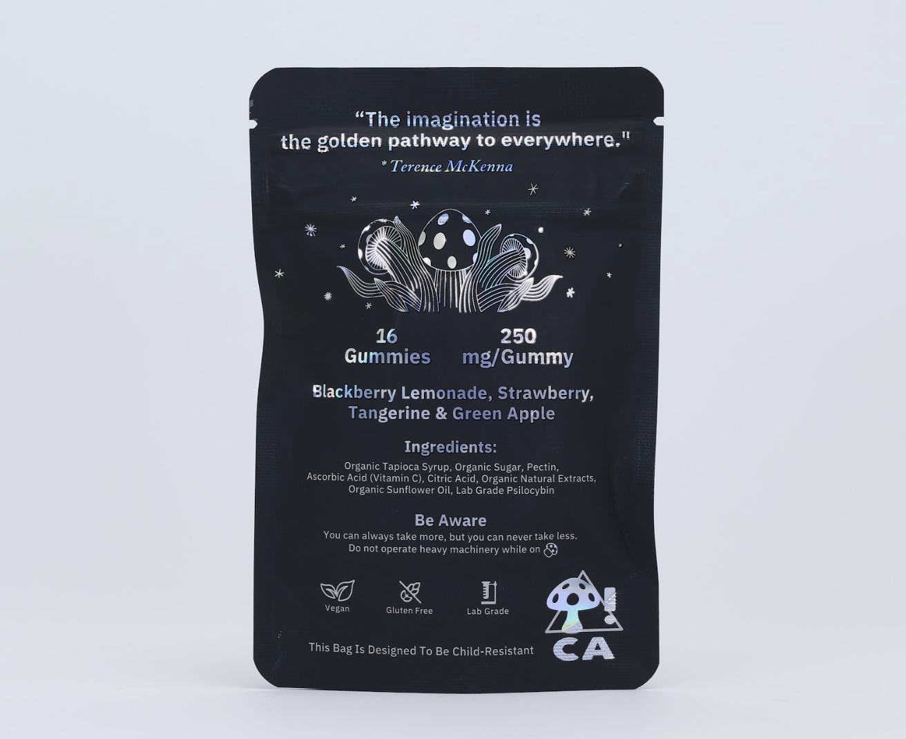 Empty Packing 4G Mycrochips Organic Psilocybin Gummies Bag