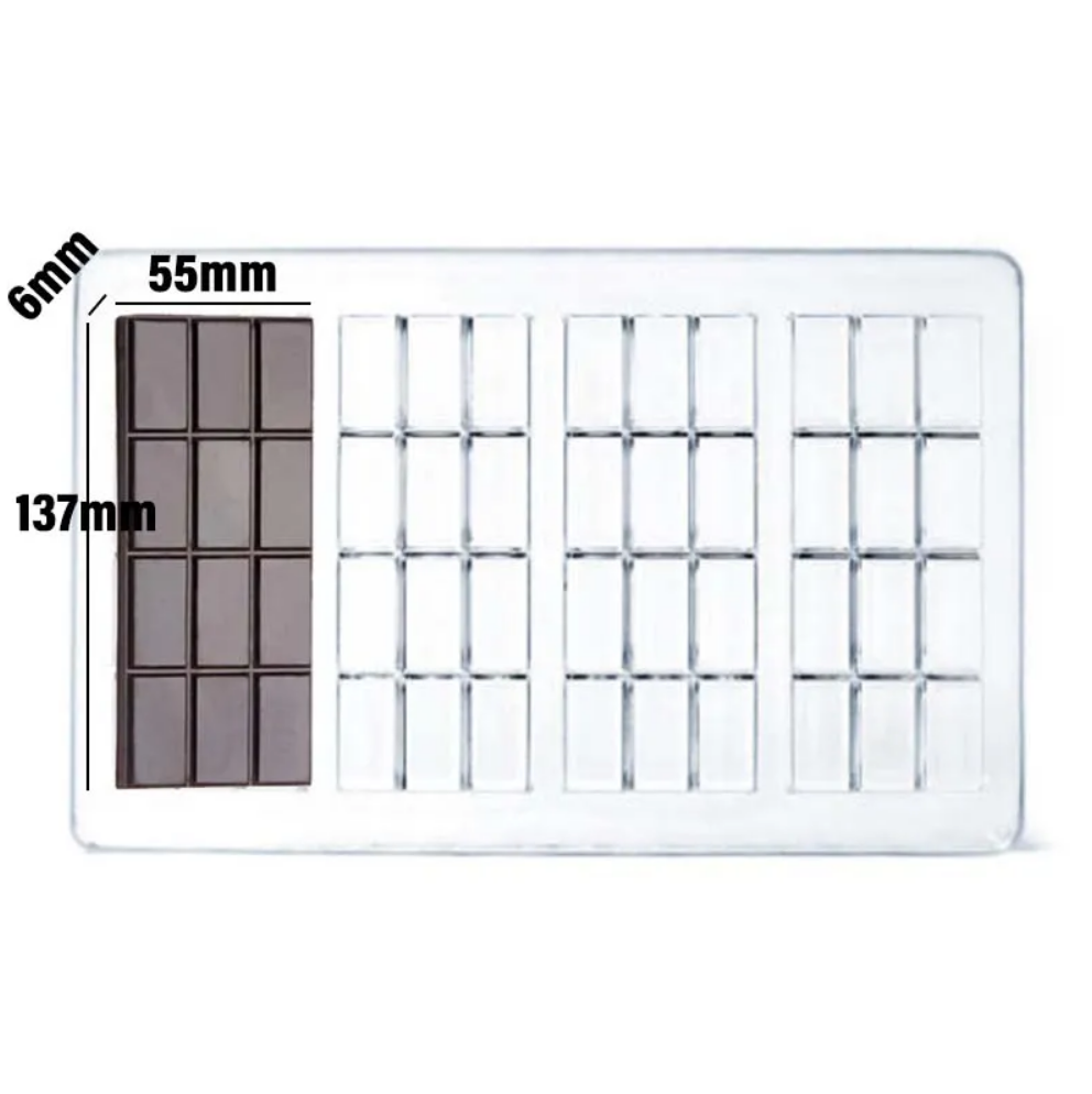 Empty Mold for One Up Mushroom Chocolate Bar Box