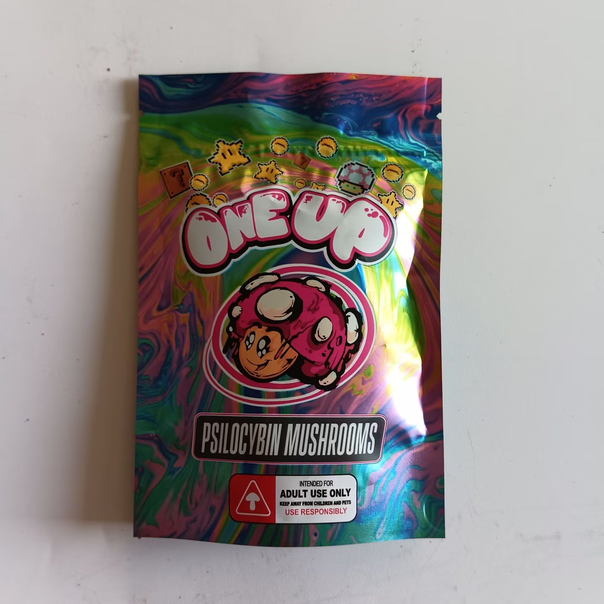 Empty Packing 100PCS One Up Psilocybin Mushrooms Bag