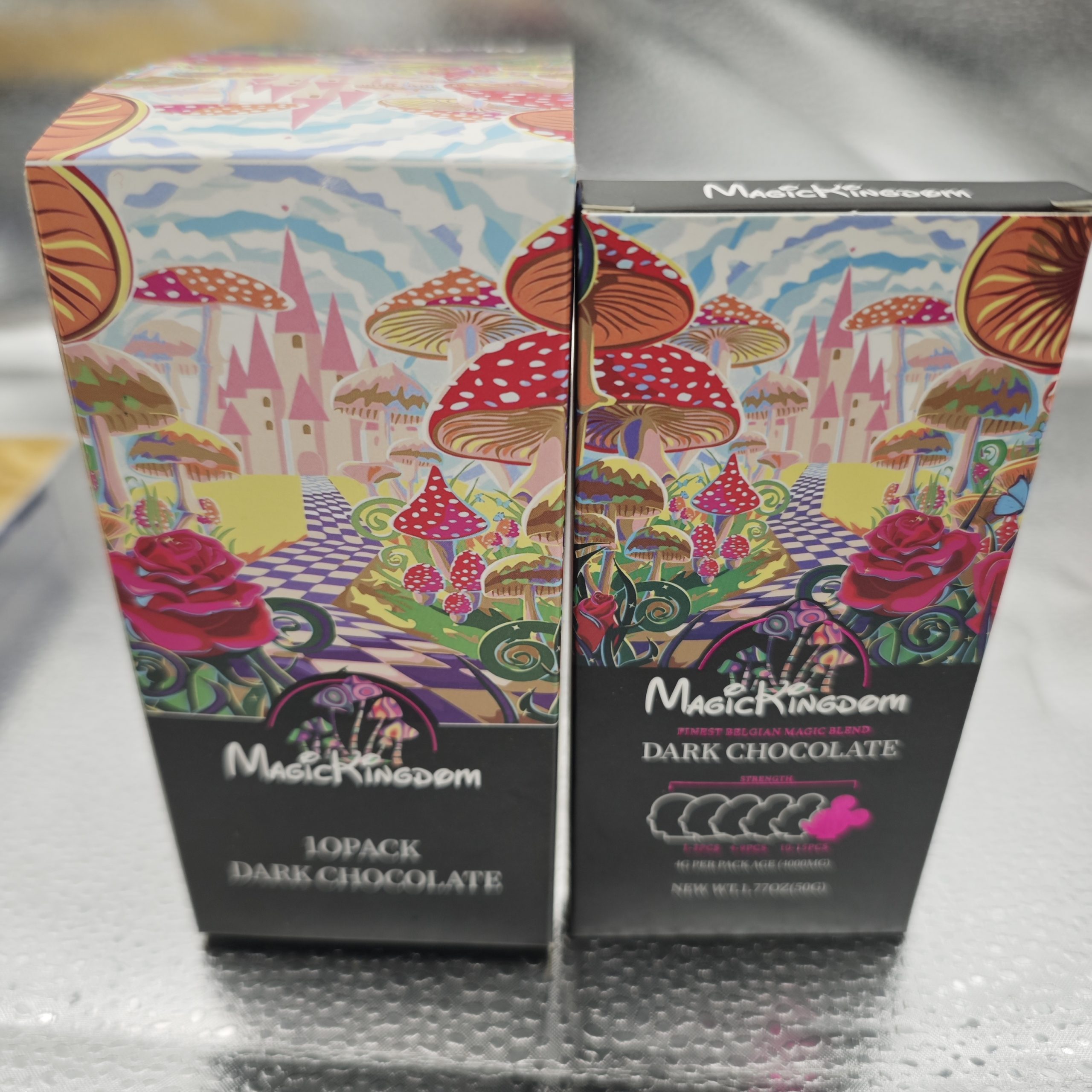 Empty Packing Magic Kingdom 4g Magic Mushroom Chocolate Bar Boxes
