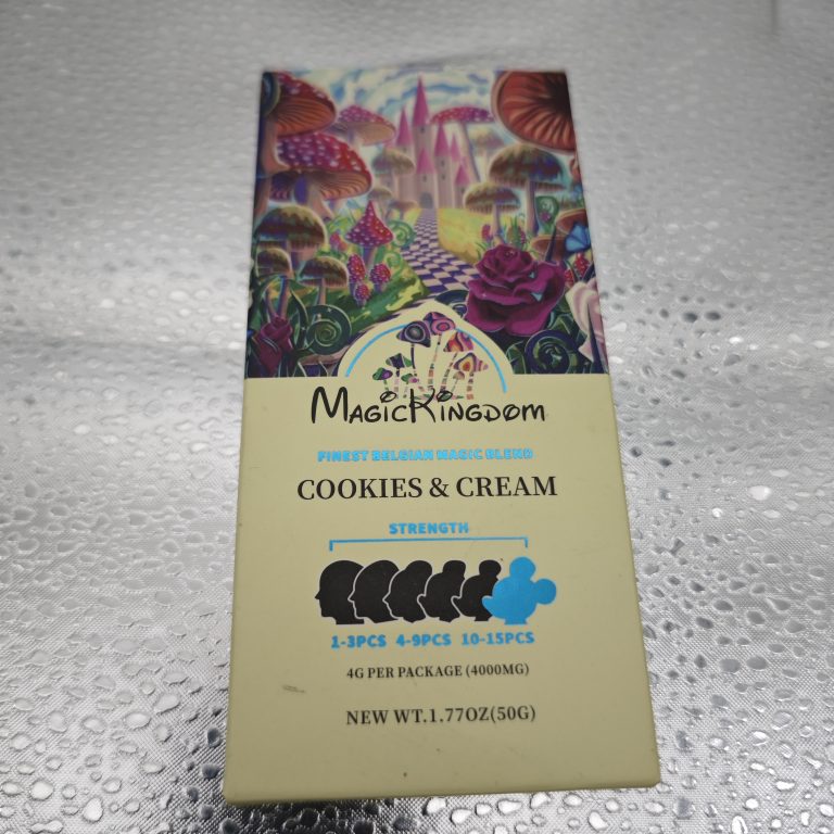 Magic Kingdom 4g Magic Mushroom Chocolate Bar Boxes