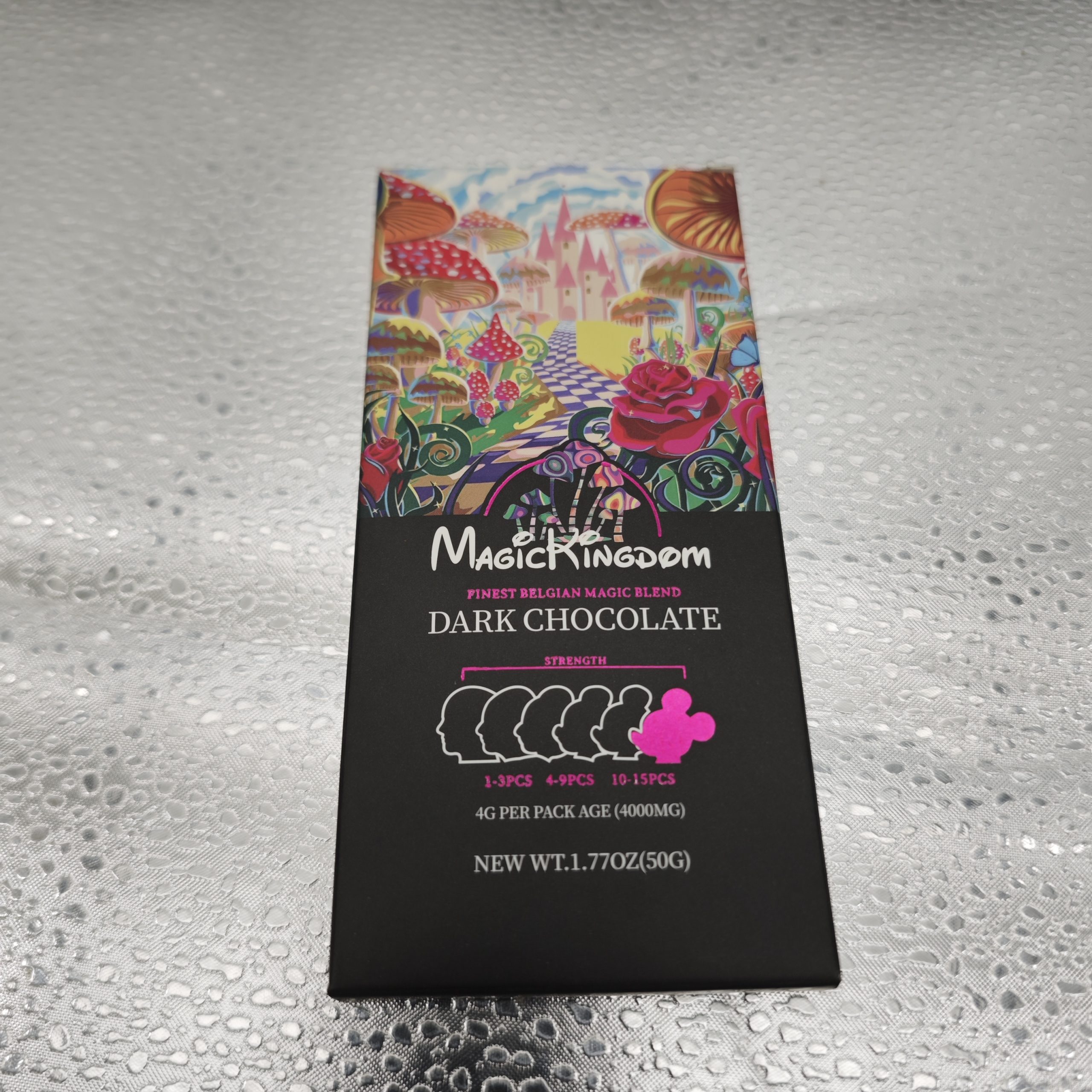 Empty Packing Magic Kingdom 4g Magic Mushroom Chocolate Bar Boxes