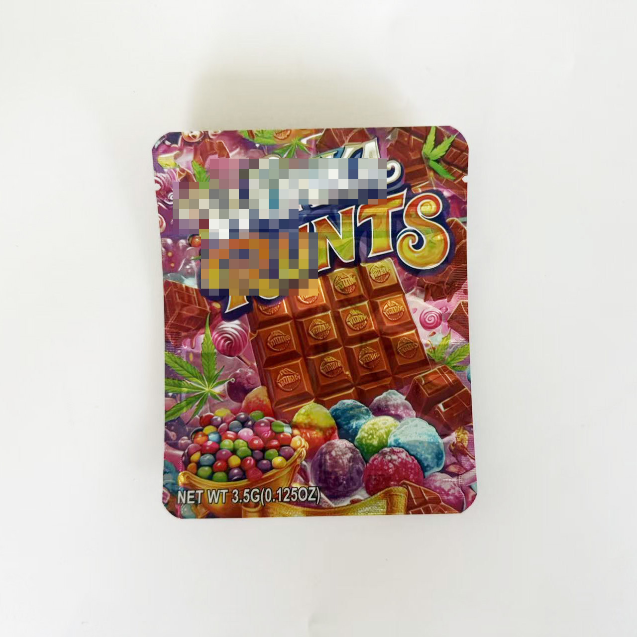 Empty 3.5g mylar bag - Runts design